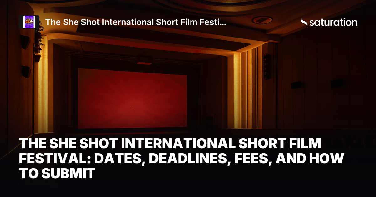The She Shot International Short Film Festival share card