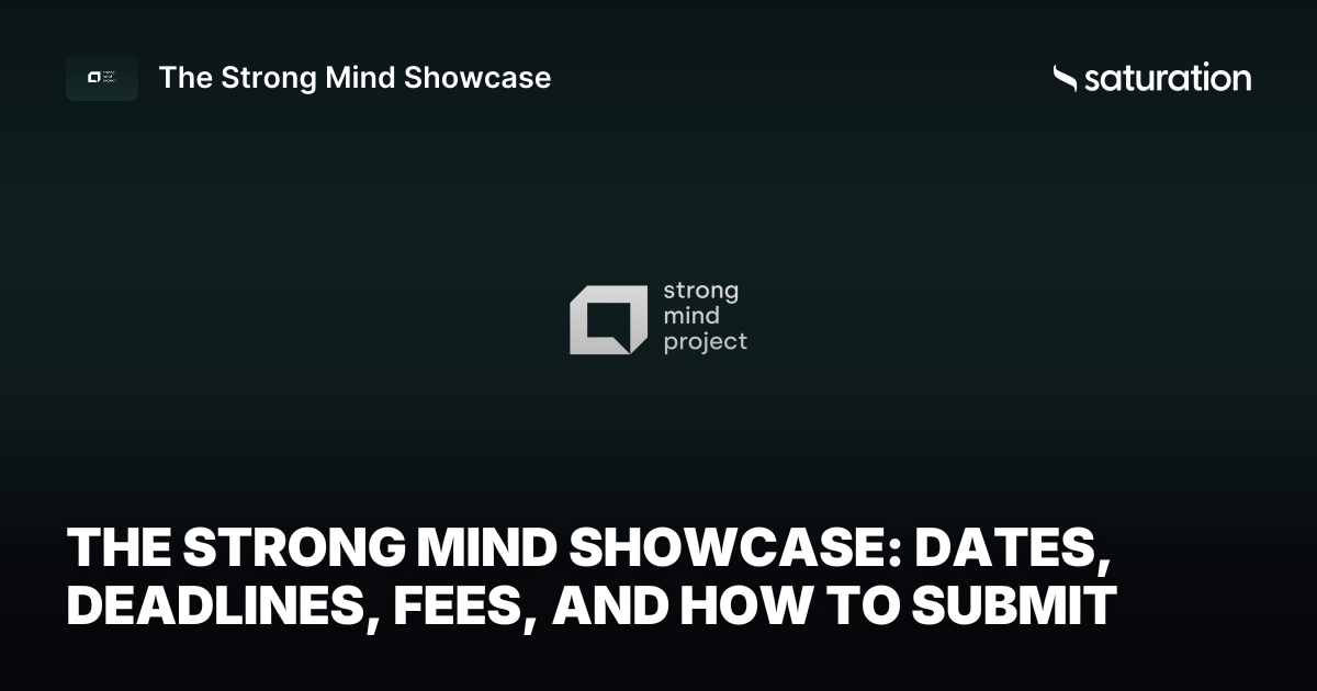 The Strong Mind Showcase share card