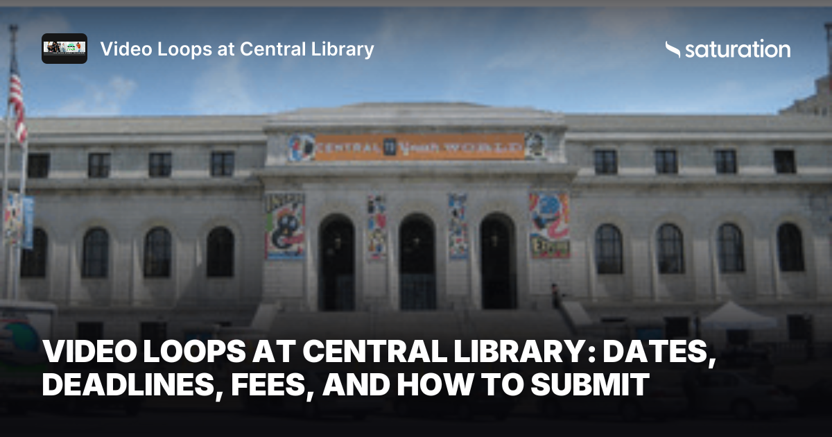 Video Loops at Central Library share card