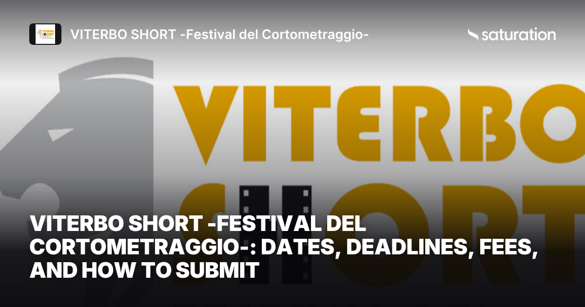 VITERBO SHORT -Festival del Cortometraggio- share card