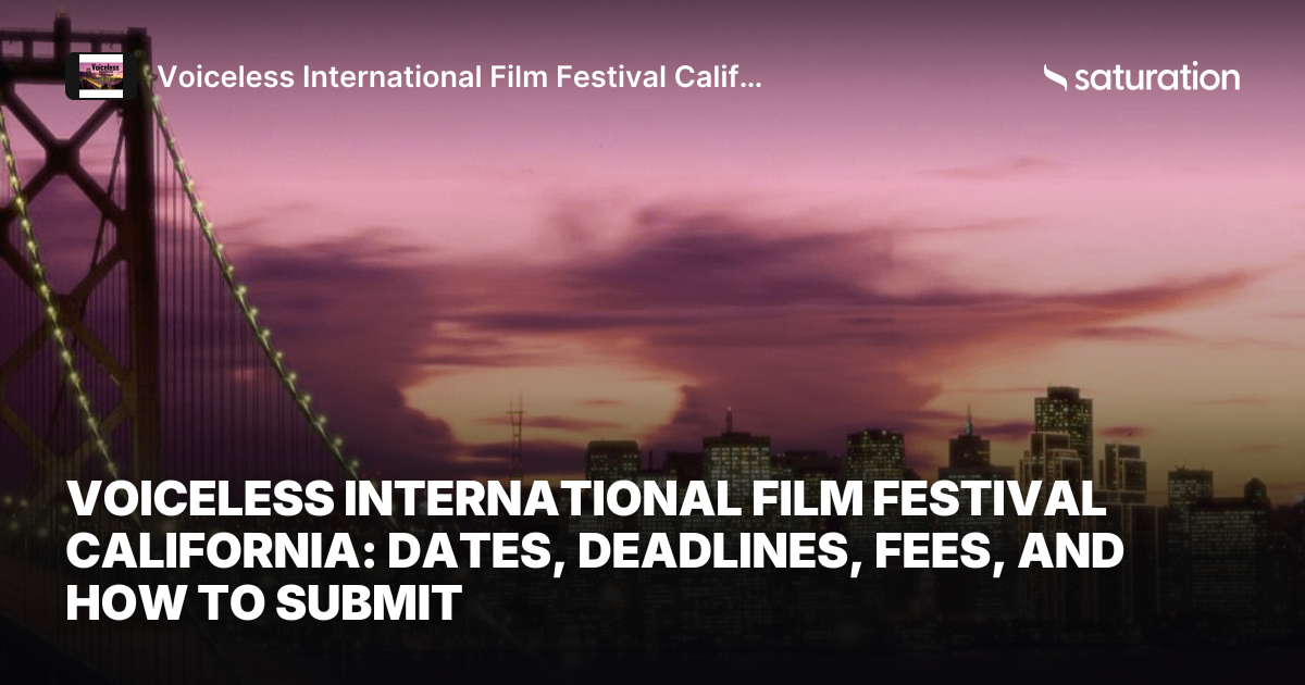 Voiceless International Film Festival California share card