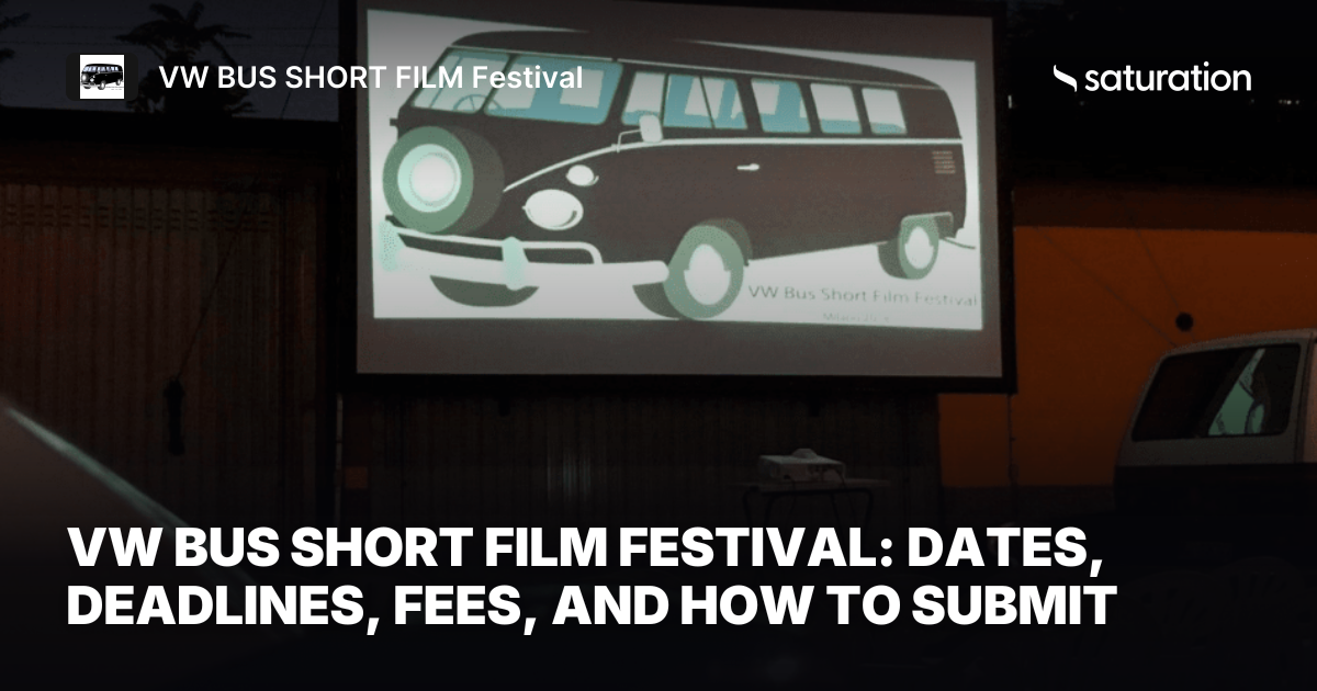 VW BUS SHORT FILM Festival share card