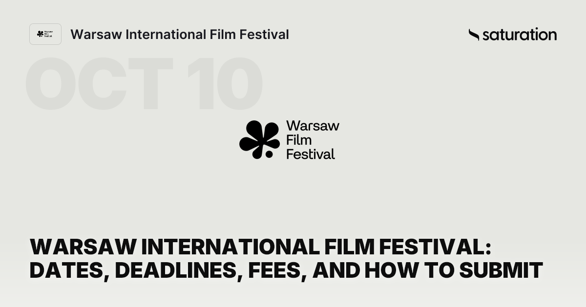 Warsaw International Film Festival share card