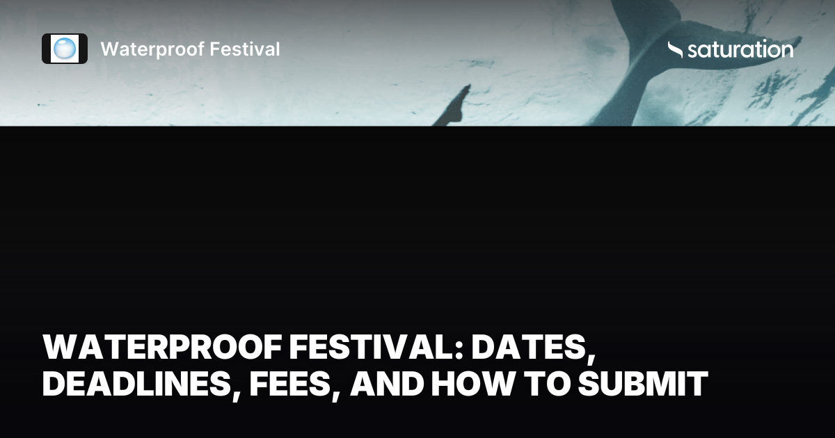 Waterproof Festival share card