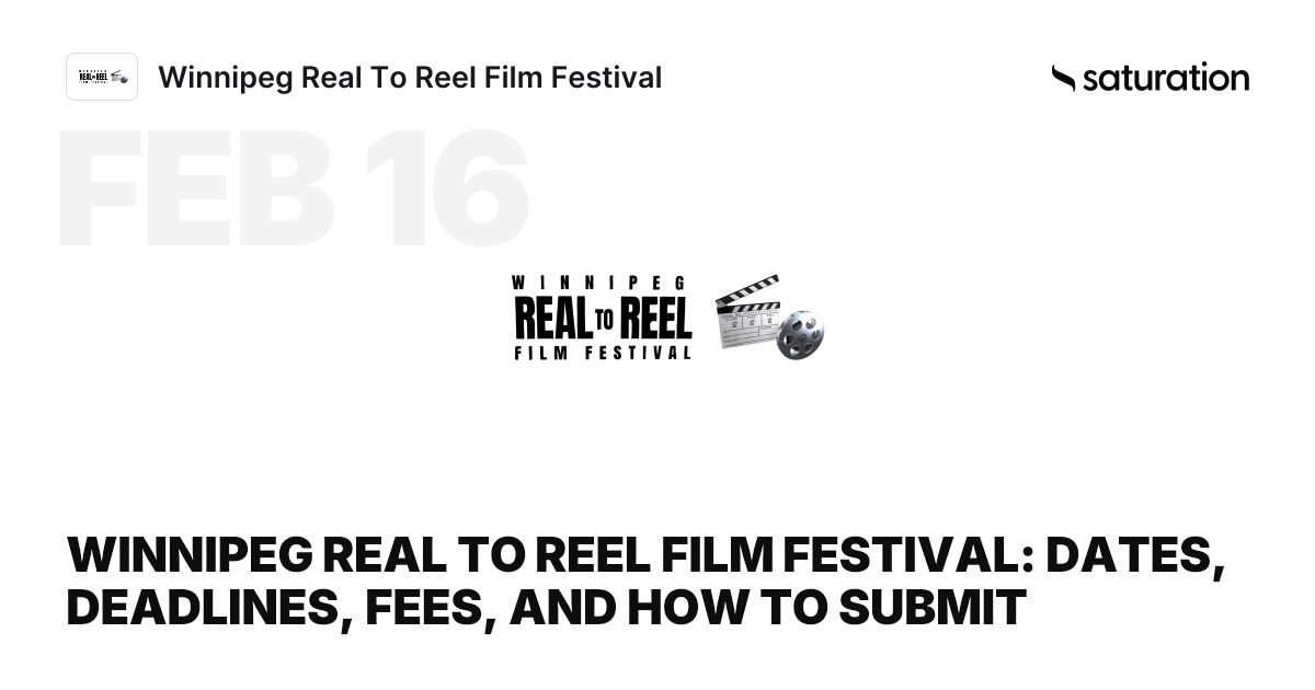 Winnipeg Real To Reel Film Festival share card
