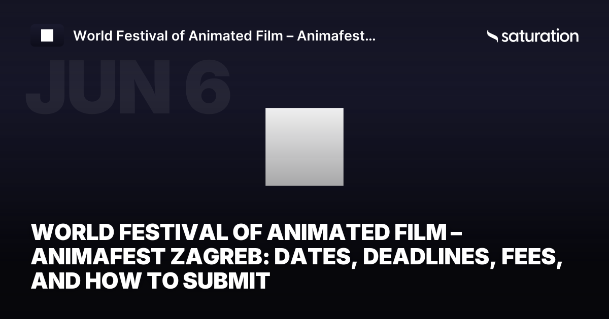 World Festival of Animated Film – Animafest Zagreb share card