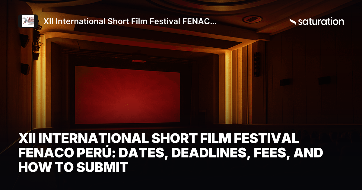 XII International Short Film Festival FENACO Perú share card