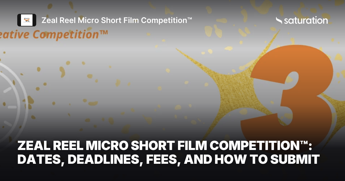 Zeal Reel Micro Short Film Competition™ share card