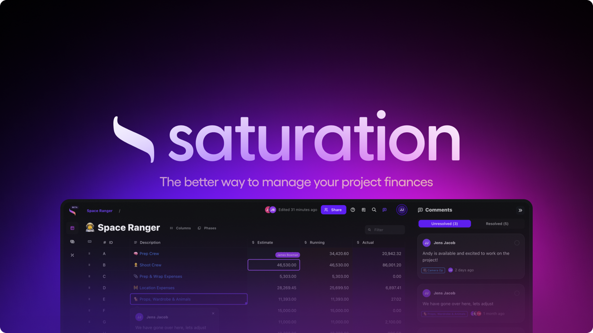 Production Intelligence | AI for Production Teams | Saturation.io